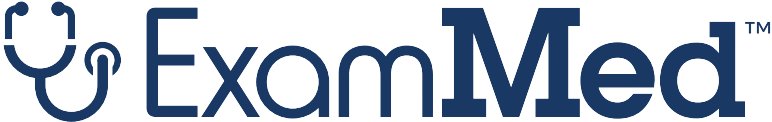 ExamMed Logo Blue No Tag